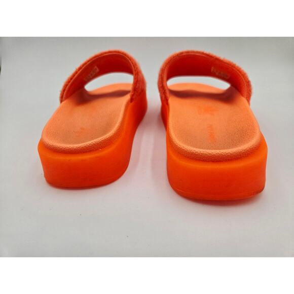 Adidas IVY Park Terry Slides Mens 7 Orange Beyonce Sandals main image 4